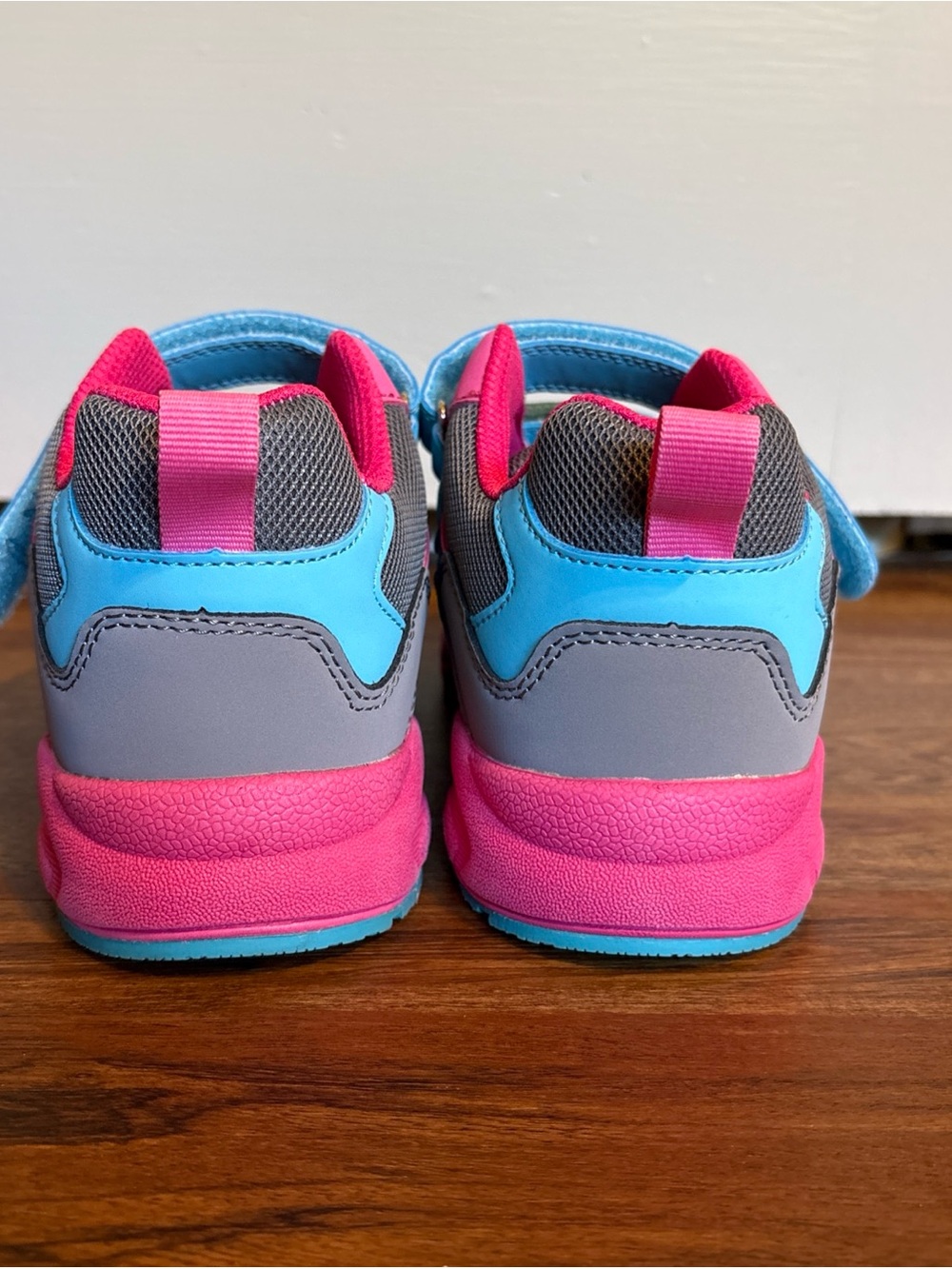 Piedro Orthopedic Sneakers Little Kids Size 12 in Gray, Blue & Pink - Picture 8 of 8